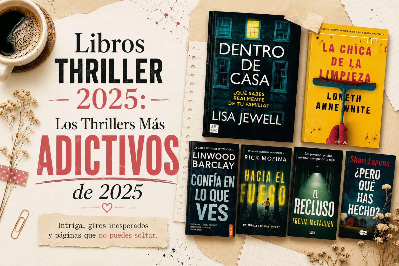 Mejores Libros Thrillers 2025