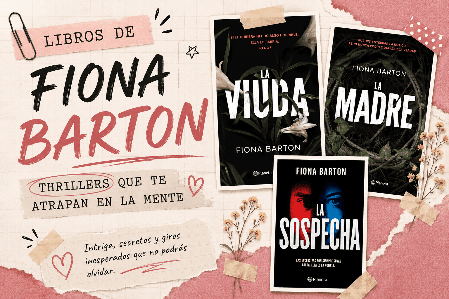 Serie Kate Waters, de Fiona Barton: Reseña