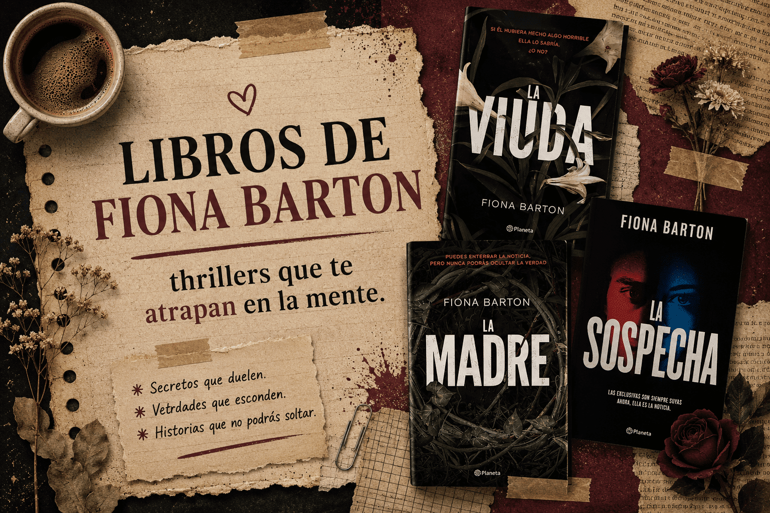 Serie Kate Waters, de Fiona Barton: Reseña