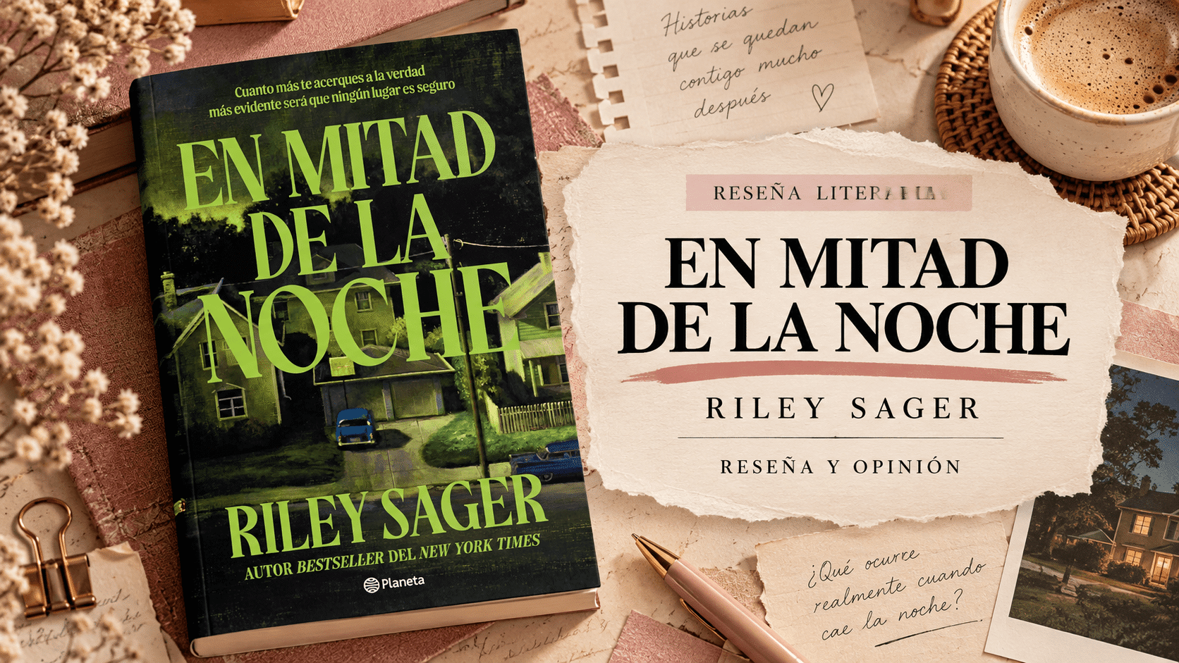 En mitad de la noche de Riley Sager, reseña en Libros con Emma
