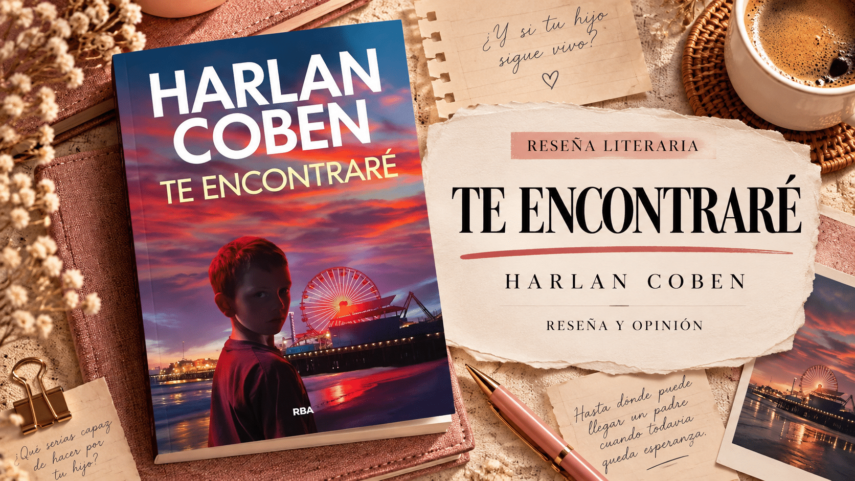 Portada de Te encontraré de Harlan Coben para la reseña de Libros con Emma